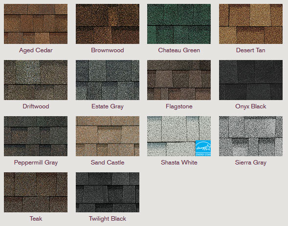 Owens Corning Oakridge® Shingles featuring Artisan Colors